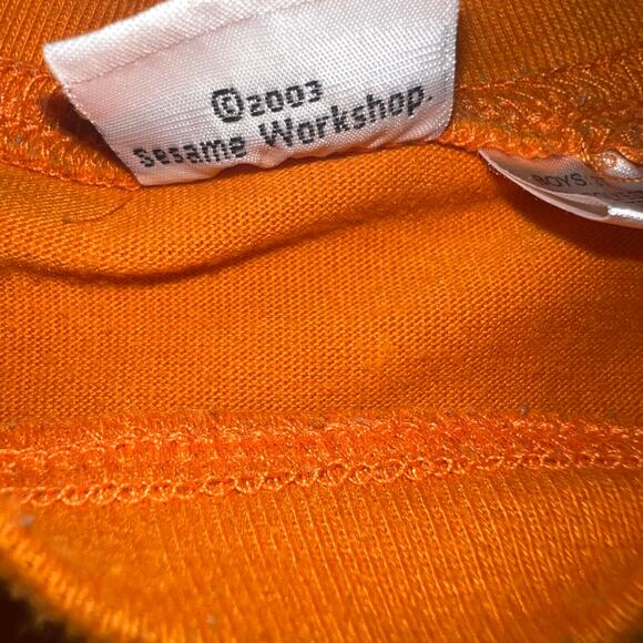 Vintage Y2K Oscar the grouch sesame Street graphic t-shirt baseball youth sz 3T - Picture 6 of 7